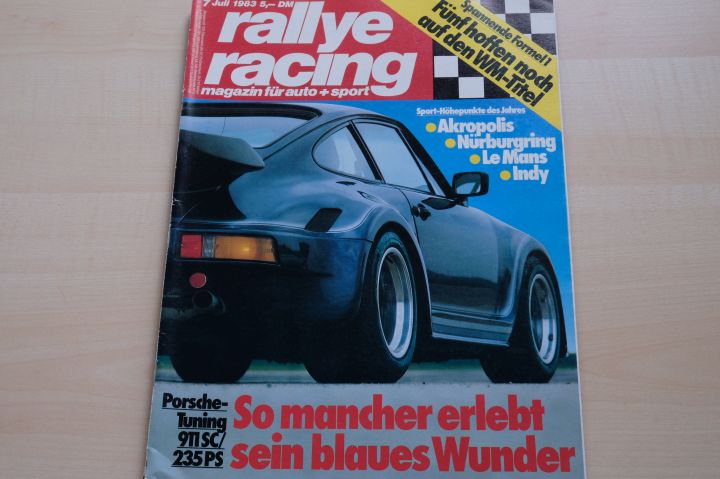 Deckblatt Rallye Racing (07/1983)